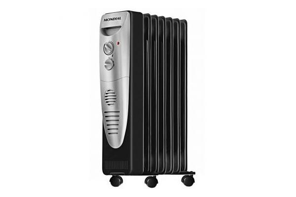 Aquecedor a Óleo com 1500W de Potência e 3 Níveis